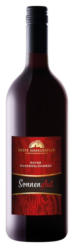 Roter Winzerglühwein Sonnenglut Premium Glühwein 0,995 Ltr.